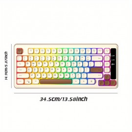 1pc Ergonomic Backlit USB Gaming Keyboard for PC