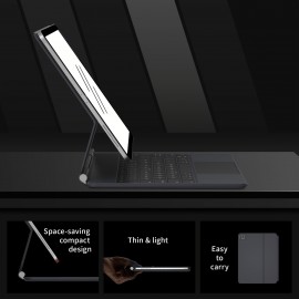 Keyboard Case For IPad Air 11-inch (M2) & IPad Pro 11 Inch (1st/2nd/3rd/4th Generation) Magic-Style Magnetic Keyboard Case With Multi-Touch Trackpad Compatible With 10.9