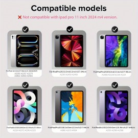 Keyboard Case For IPad Air 11-inch M2 2024, IPad Air 5th/4th Gen And IPad Pro 11-inch 4th/3rd/2nd/1st Gen, 7 Color Backlit, Multi-Touch Trackpad, Floating Magnetic Design, Battery Display