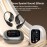 ANC TWS Earbuds with Full Touch Screen LCD over the ear Wireless Headphones for Gaming LED Battery Indicator, HiFi Stereo, low latency, Touch Control, Sports Travel with Full Color Touch Screen, Earbud Wireless