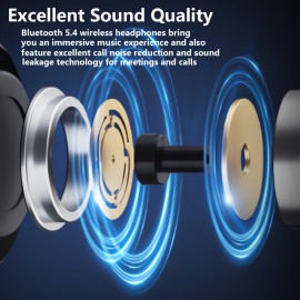 S850B Bone Conduction Wireless Wireless Smart Earbuds with IPX8 High Quality, 300H Life, Magnetic Charging, Open-Ear Design & Fit for Swimming, Cycling, Running, Gym - Wireless 5.4, 20g Lightweight, Secure Fit,, Compatible with Smartphones/Tablets/Smartwatches - Ideal for Outdoor Sports & Water Activities (Compatible with /)