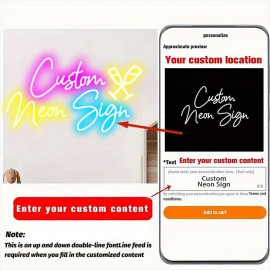 Customizable Neon Sign for Wine Glass, Personalized LED Light Wall Decor, USB Powered, Ideal for Birthday, Christmas, Valentine'S Day, Shop, Home, Wedding Decoration, No Battery Required