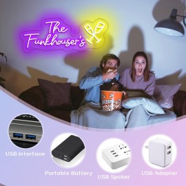 Customizable Neon Sign for Wine Glass, Personalized LED Light Wall Decor, USB Powered, Ideal for Birthday, Christmas, Valentine'S Day, Shop, Home, Wedding Decoration, No Battery Required