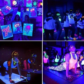 1pc/2pcs 5V USB-Powered UVA LED Strip Lights with On/Off Switch - Wall-Mounted Black Light for Indoor Use, No Batteries Needed, USB-Powered Backlight for Desk, Gaming, Photography, Lighting Decor, Versatile Lighting, Modern Lighting, Wallmounted Lights