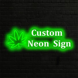 1pc Custom Double row Maple Neon - unique neon signs for wall decor, personalized neon sign with dimmer - stylish bedroom decor, customizable design, perfect gift for weddings, birthdays and party celebrations, essential party decor supplies