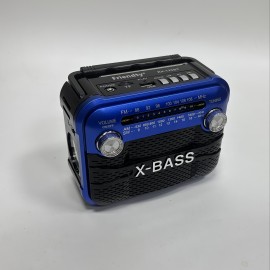 X-BASS Portable FM Radio with Flashlight - 800mAh Rechargeable Battery, Multi-Band (FM/AM/SW1-6), USB/TF/BT Playback, 2-4H Playtime, Red & Black, Ideal for Indoor & Outdoor Use, Radio Portable Rechargeable